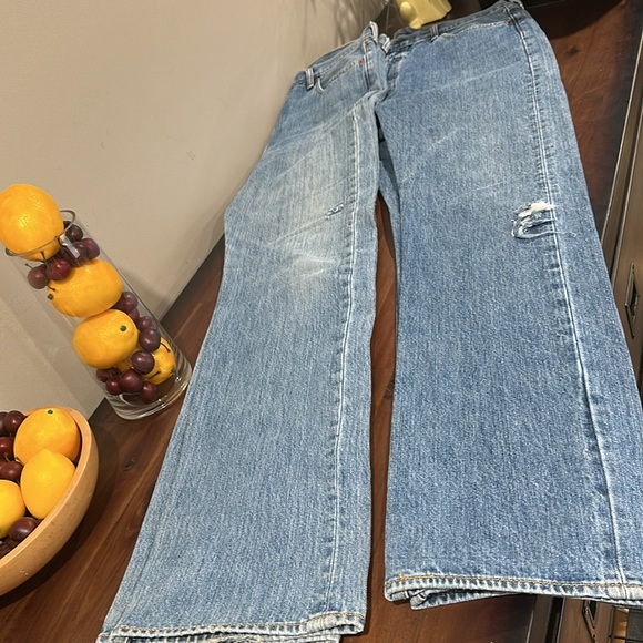 2 pair - Levi Strauss 502 jeans Super Tall - Waist 36 Inseam 37 - Picture 8 of 9